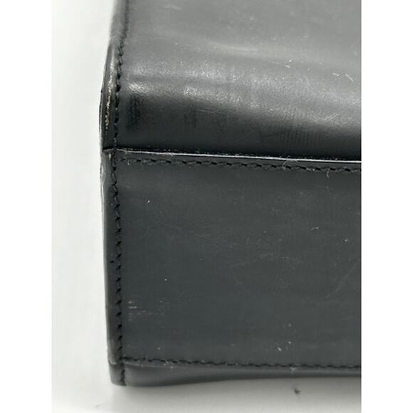 Black Tom Ford for GUCCI Leather Shoulder Bag*Gorgeous sleek square structured - Picture 12 of 16